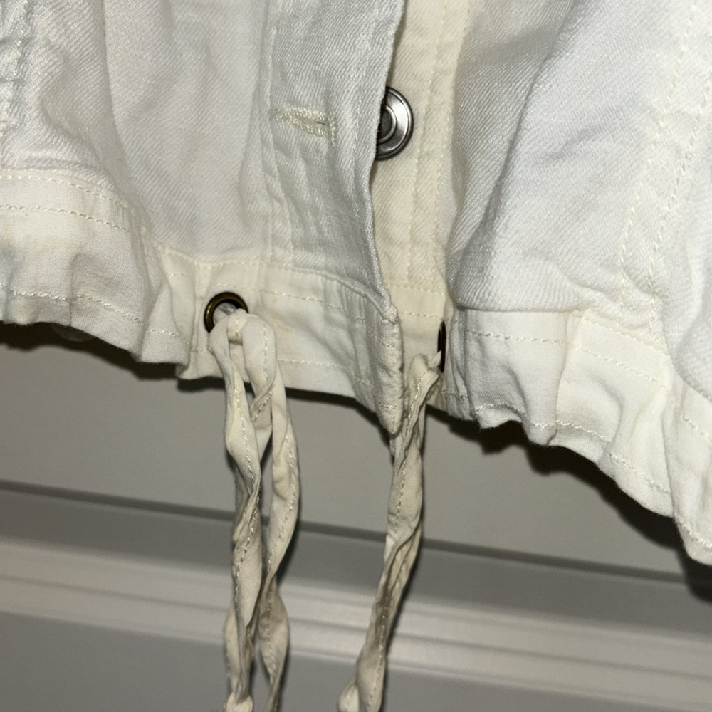 Splendid Linen Buttonfront Jacket Xl - image 7